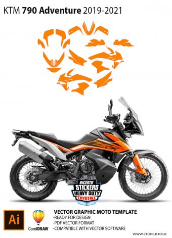 Dima moto KTM 790 Adventure 2019-2021